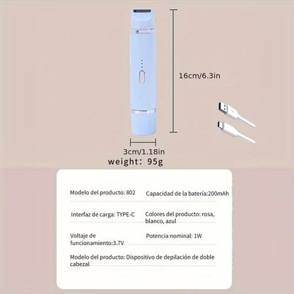 DEPILADORA FACIAL ELECTRICA 2 EN 1